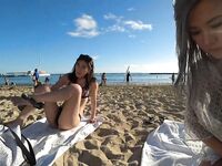 Becca & Hafu - Sexy Bikini Beach Videos