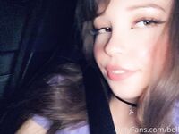 Belle Delphine Back of Uber Set Leaked