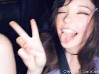 Belle Delphine Back of Uber Set Leaked