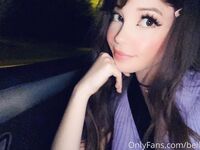 Belle Delphine Back of Uber Set Leaked