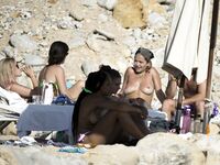 Rita Ora Topless in Ibiza 2020