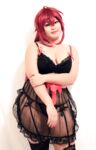 Aznproblems Lingerie red hair set