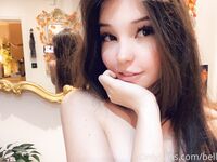 Belle Delphine Naked on Stairs