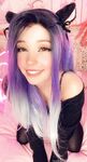BELLE DELPHINE ONLYFANS LEAKED  PURPLE HAIR KITTEN