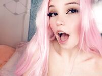 Belle Delphine Purple Skirt Topless Set