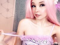 Belle Delphine Purple Skirt Topless Set