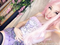 Belle Delphine Purple Skirt Topless Set