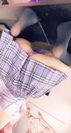 Belle Delphine Purple Skirt Topless Set