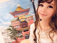 Belle Delphine Showing Art and Boobs Set Leaked