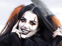 Draculangelica Halloween Harley Quinn