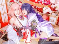 Byoru Yae Miko an Raiden