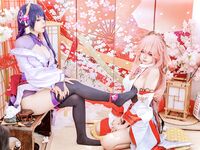 Byoru Yae Miko an Raiden