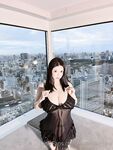 Anri Okita New Black Nightdress