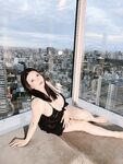 Anri Okita New Black Nightdress