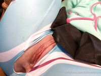 Delledelphine playing with sweets