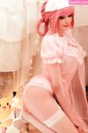 Jinx ASMR Pink Nurse Cosplay