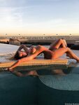 Emma Kotos Nude Outdoor Pool Modeling Onlyfans Set Leaked