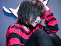 potato godzilla - emo girl