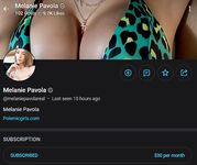 Onlyfans Melanie Pavola