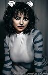 Tessa Fowler Cat Costume
