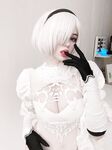 Alina Becker as 2B cosplay