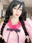 Alina Becker as Hanekawa cosplay