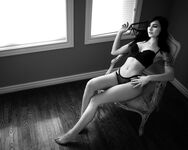 Luxlo Cosplay - Black & White Boudoir