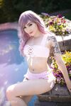 Luxlo Cosplay - Lavender Swim