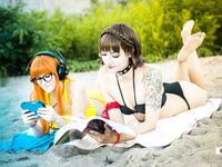 Luxlo Cosplay - Swim Makoto