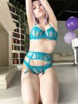 Rolyatistaylor-Teal Lingerie