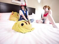 Usatame and Foxy Pokémon Cosplay