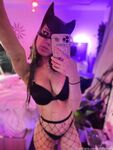 IndieFoxx in Black Lingerie