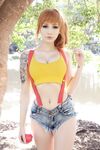 Beke Jacoba cosplays as Misty from Pokemon