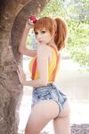 Beke Jacoba cosplays as Misty from Pokemon