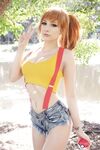Beke Jacoba cosplays as Misty from Pokemon