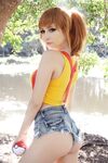 Beke Jacoba cosplays as Misty from Pokemon