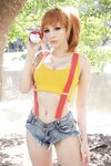 Beke Jacoba cosplays as Misty from Pokemon