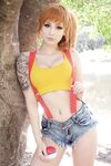 Beke Jacoba cosplays as Misty from Pokemon