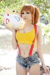 Beke Jacoba cosplays as Misty from Pokemon