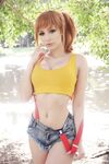 Beke Jacoba cosplays as Misty from Pokemon