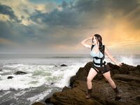 Angie griffin Lara croft