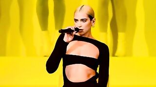 Dua Lipa during 2019 EMAs - Google AI Enhanced