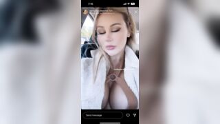 Mercedes Blanche Instagram stories