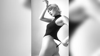 Skye Blue in Black and White