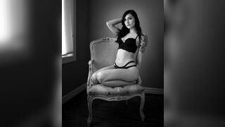 Luxlo Cosplay - Black & White Boudoir